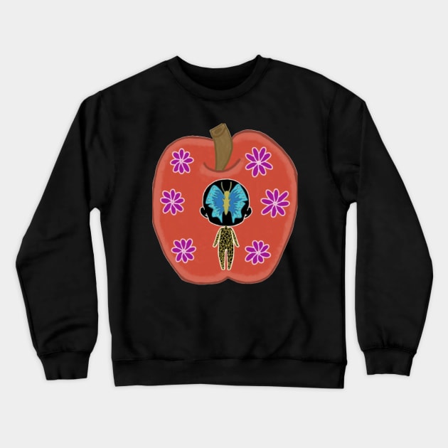 Manzana abstracta Crewneck Sweatshirt by Artista abstracta